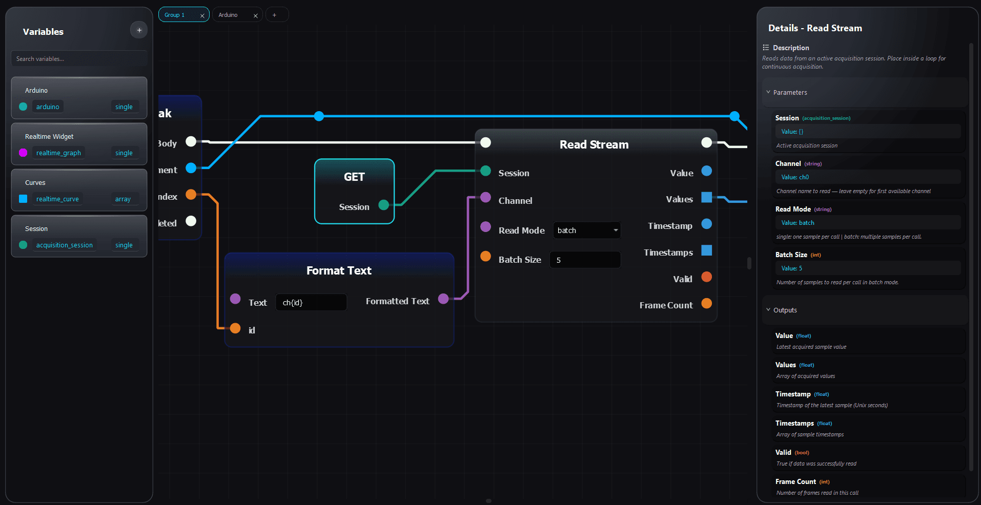 Workflow Editor Interface